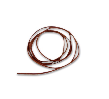 Round Leather Shoelace