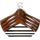 Jacket Hanger Natural waxed wood - VALMOUR