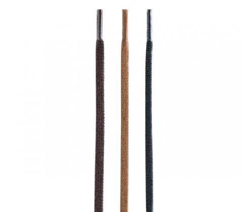 Flat Shoelaces Medium Waxed Saphir_thumbnail