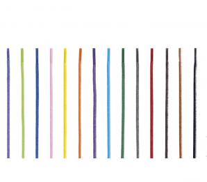 Thin Round Waxed Shoelaces Saphir