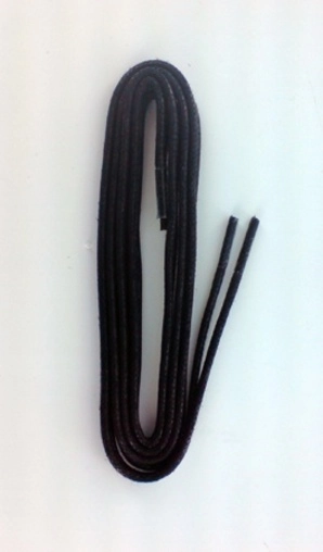 Thin Round Waxed Shoelaces Saphir