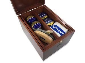 Leather Care Presentation Box Footrest VALMOUR