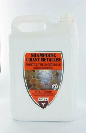 Metallic Wax Shampoo Red Terracotta AVEL